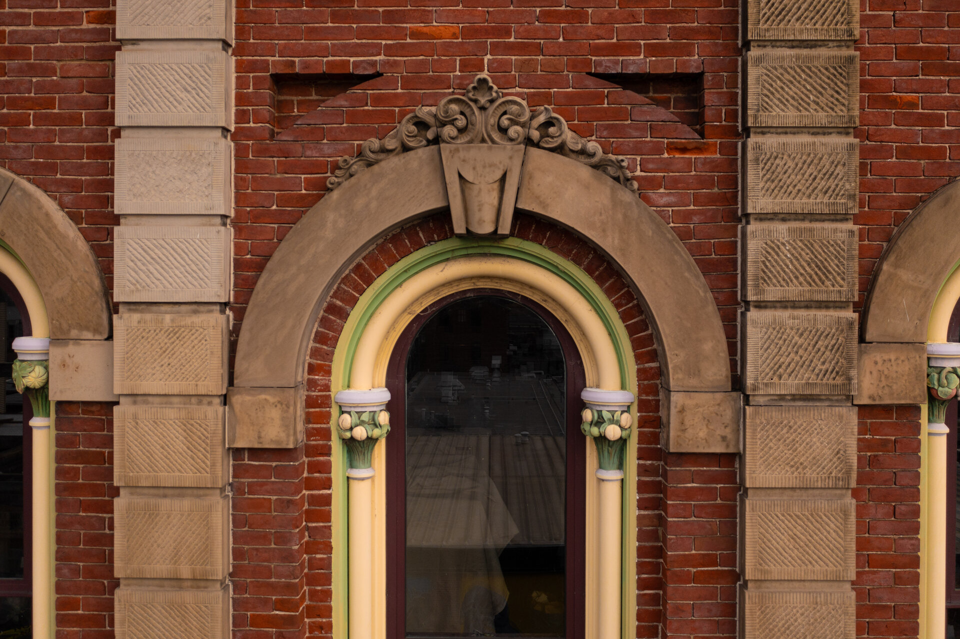 Historic brick building architecture